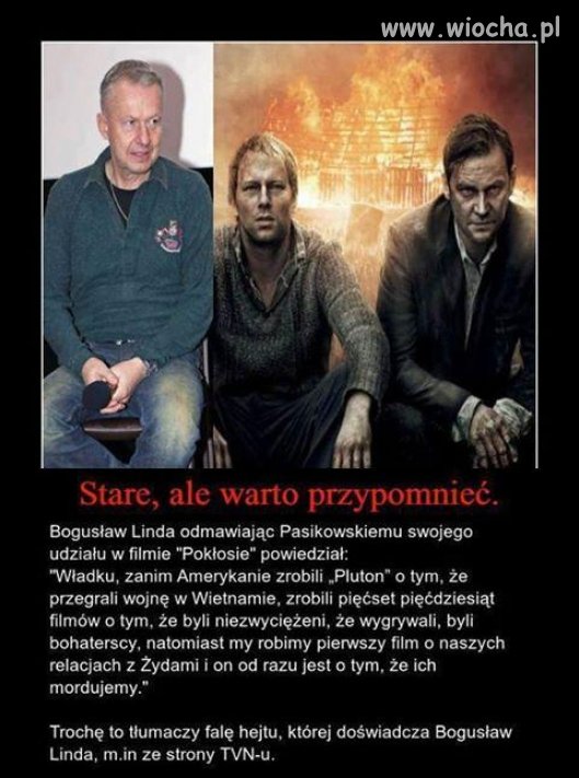 Linda z zasadami, a obecność Stuhra, no wiadomo...