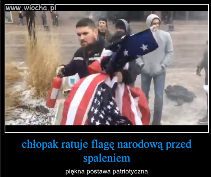 Jeśli Amerykanie palą własną flagę
