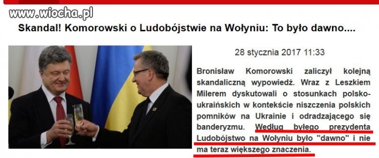 Idąc tym tokiem rozumowania holokaust był dawno