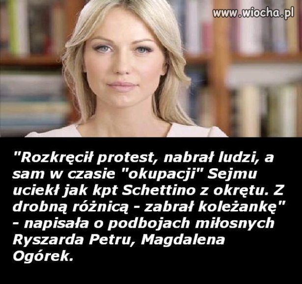 A taki wpis Pani Ogórek...