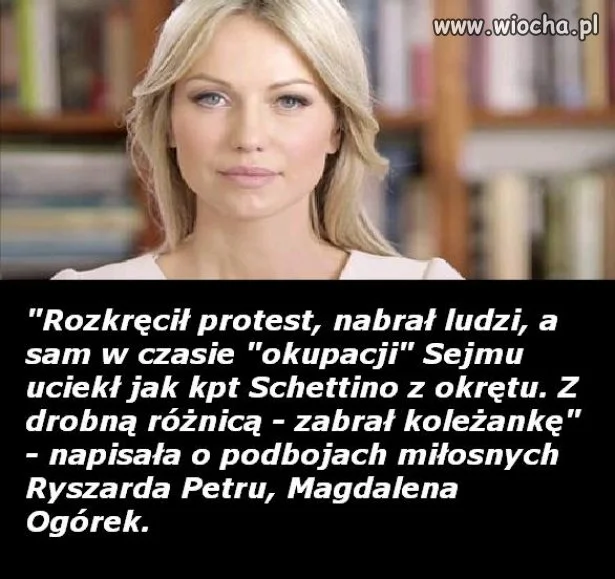 A taki wpis Pani Ogórek...