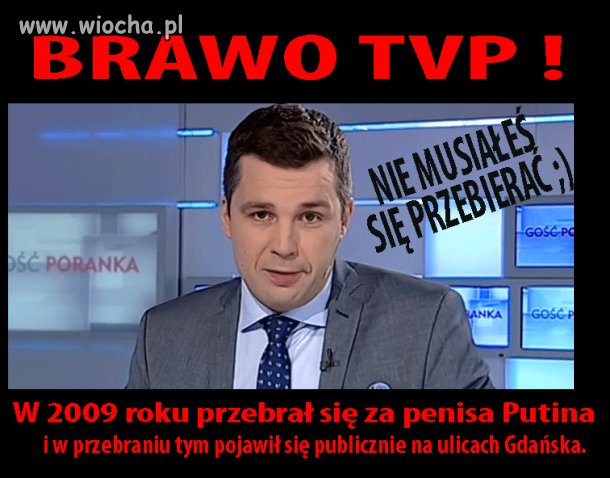 Przebierał się za penisa