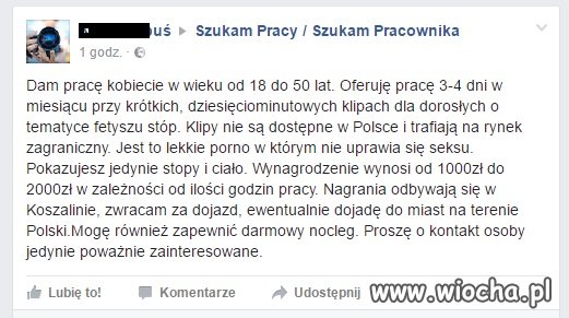 Godna oferta pracy