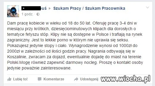 Godna oferta pracy