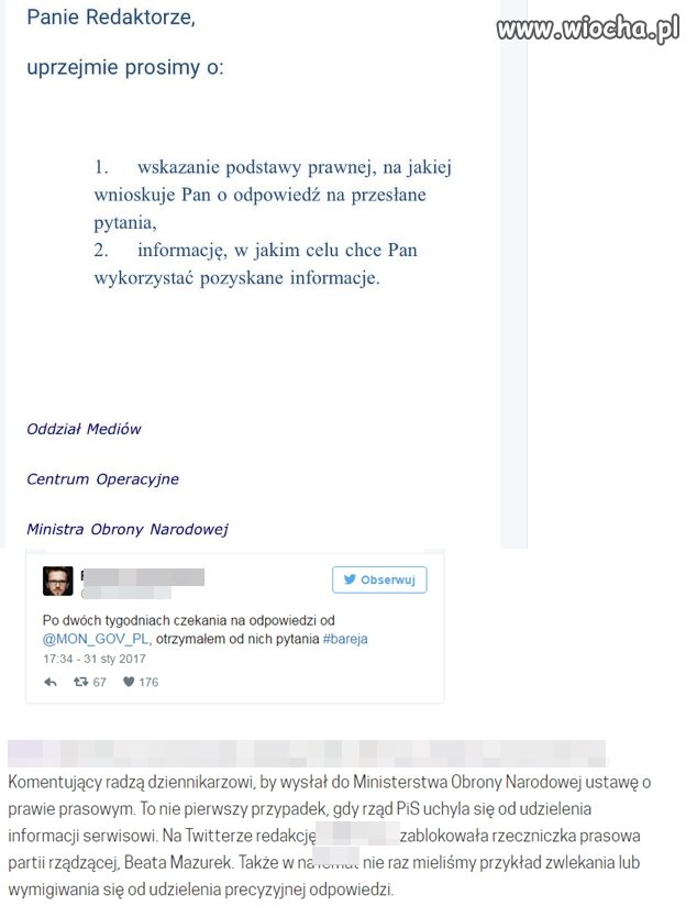Jak to jest,że misiewicz ma dostep do informacji