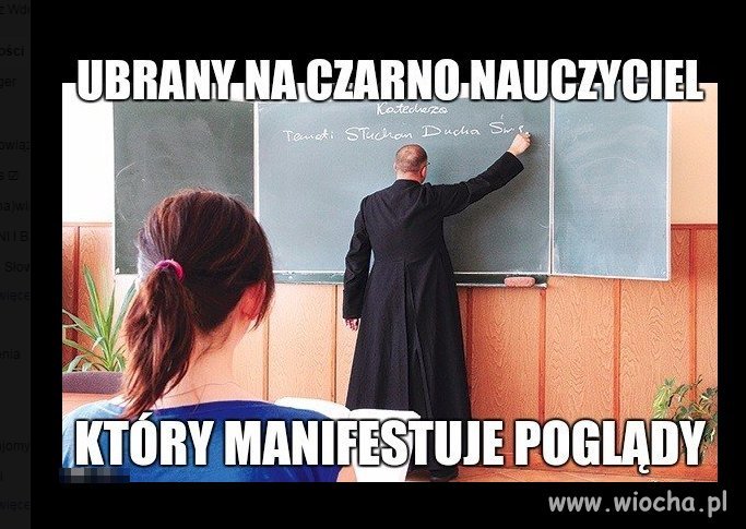 Mogą sobie poglądy jakie chcą prezentować ale 