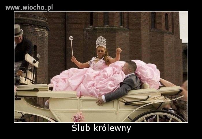Współczucia dla przyszłego męża.