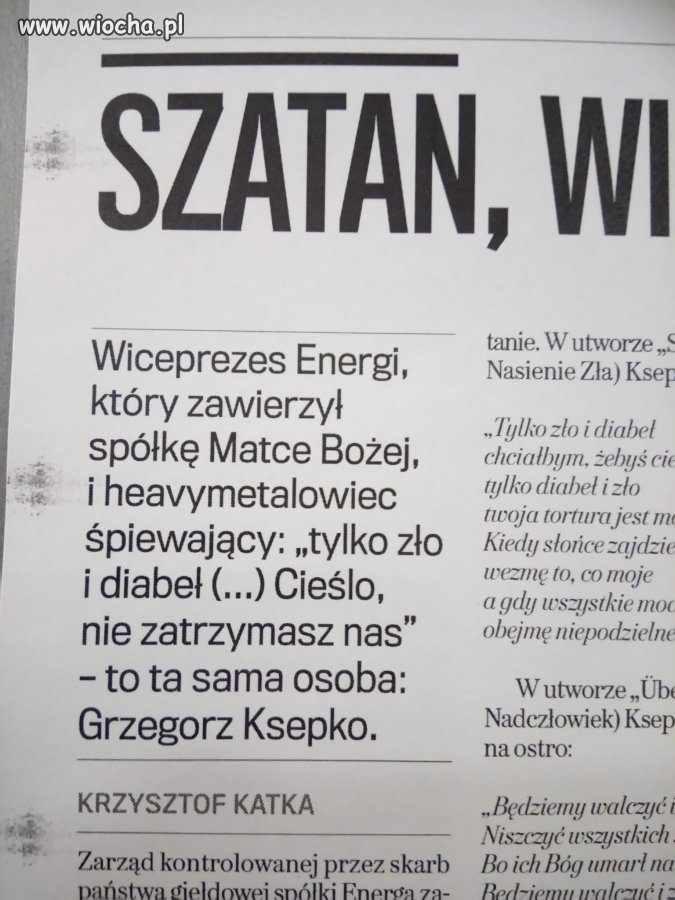 Szatan nie kogut