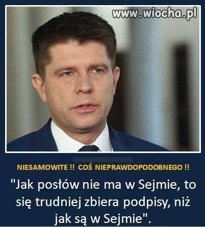 On stara się jak może, aby ludzkość 