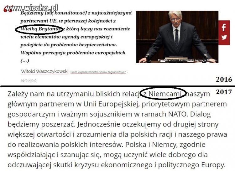 Tak szybko zmieniają sojusze ze za chwile
