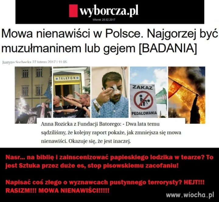 Śmieszne standardy...