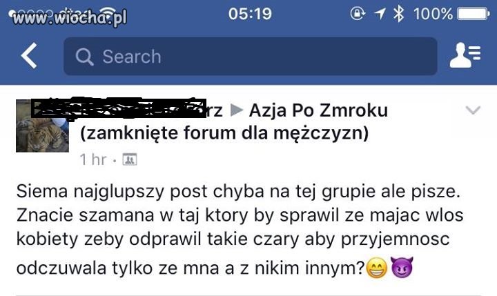 Szman, włos, hokus pokus