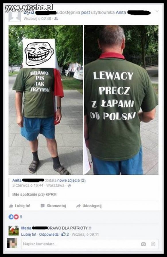Gdzieś na końcu facebooku znalazłem prawdziwego 