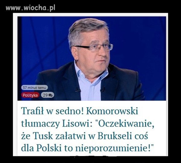 Czy ktoś się nie zgadza z ...byłym prezydentem?