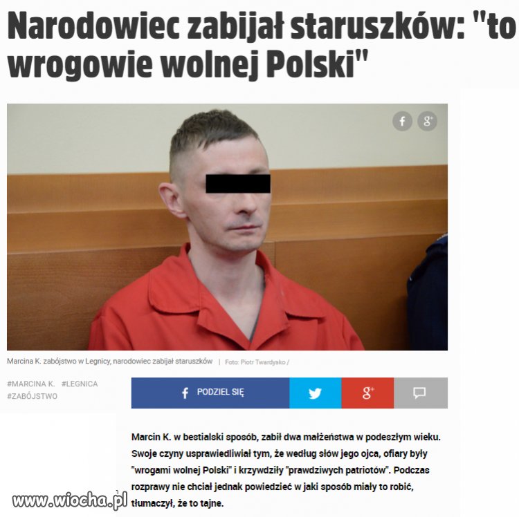 Fanatyk, debil czy jak to nazwać?