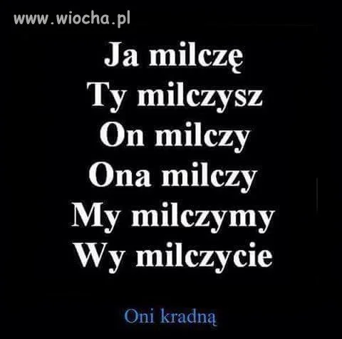 Ja milcze