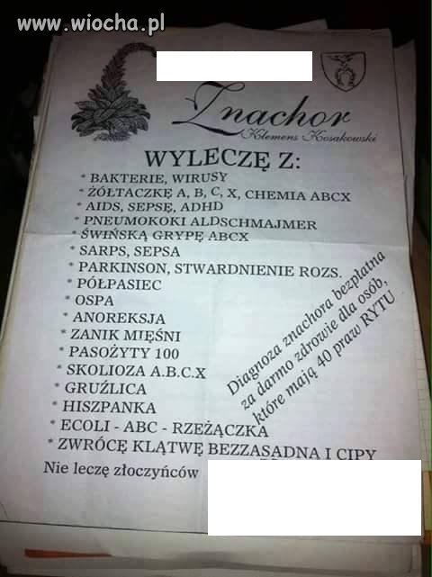 Wyleczy, pomoże