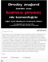 Kolejna ,,fejsbukowa" głupota...