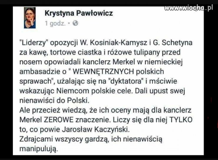 Kryśka sfiksowała