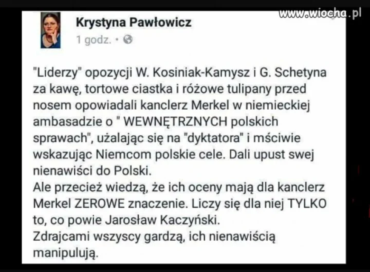 Kryśka sfiksowała