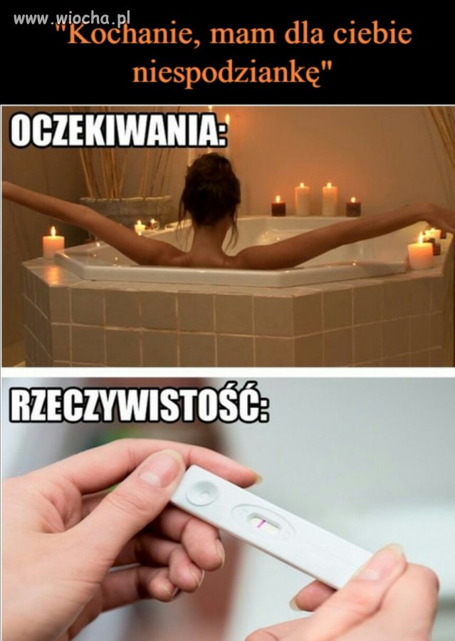 Kochanie mam dla ciebie niespodzianke