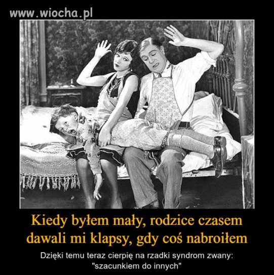 Szacunku uczy Cię dobre wychowanie...