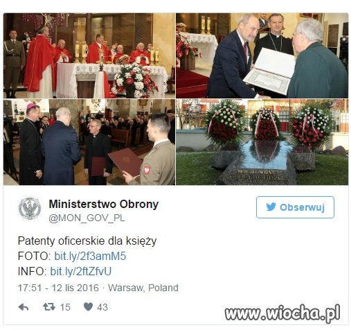 Kolejne patenty oficerskie dla księży