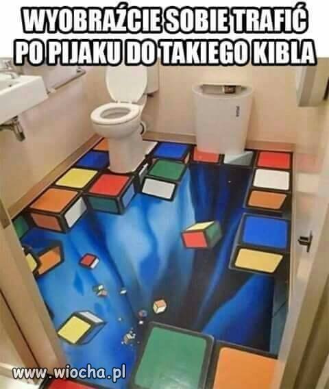 Można nie donieść do kibla 
