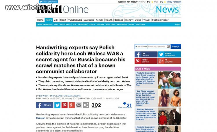 Co Anglicy dowiedzieli się o Wałęsie