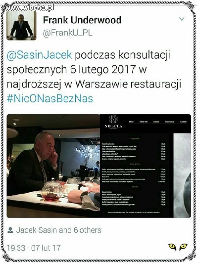 Konsultacje społeczne według Sasina 