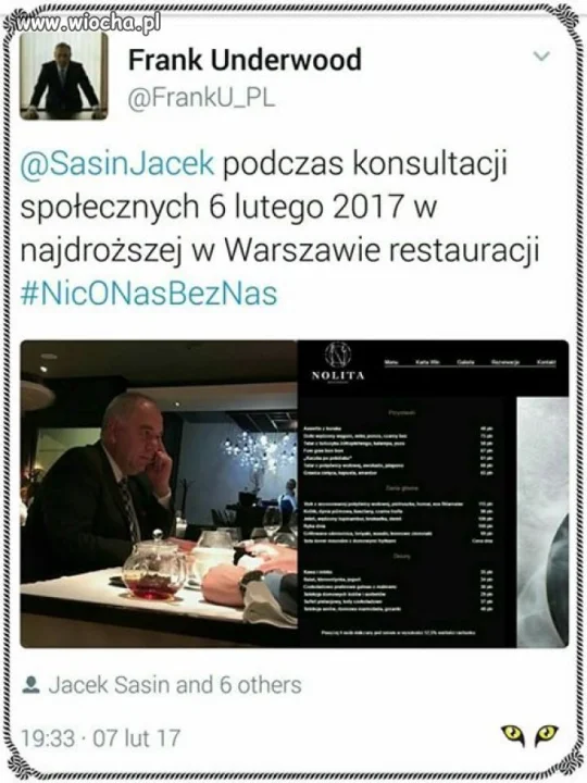 Konsultacje społeczne według Sasina 