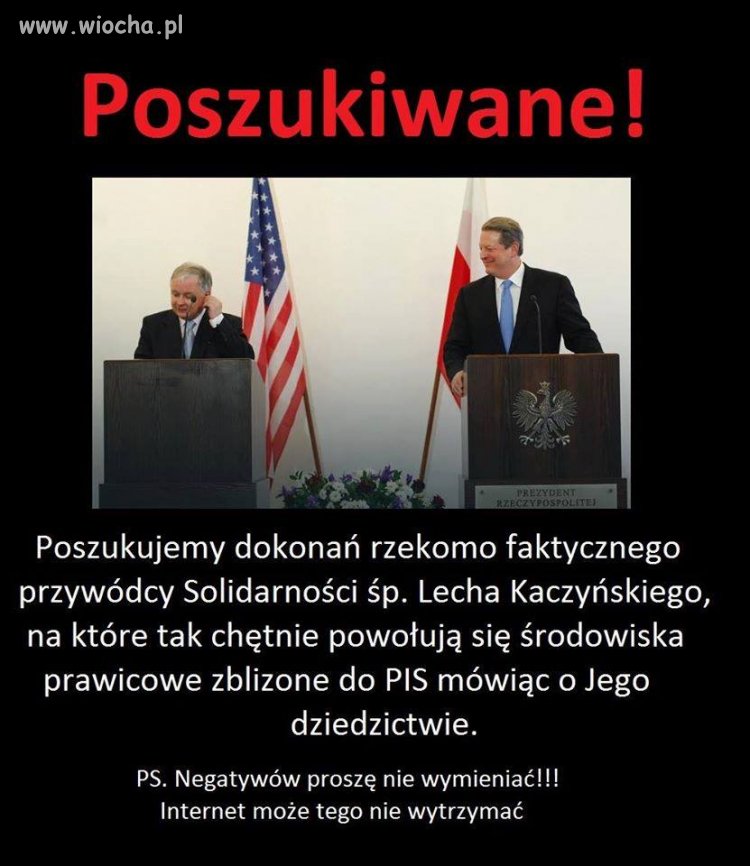 Lista dokonań śp.LK, jako przywódcy Solidarności: