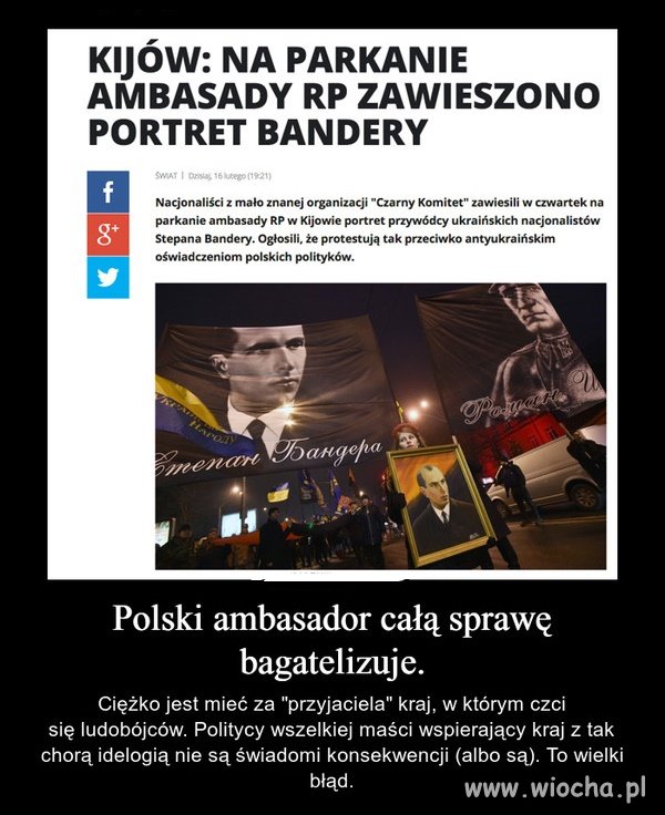 Kolejny policzek dla Polski na Ukrainie.