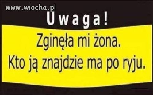 Poranne ogłoszenie