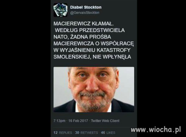 Może głosy w jego głowie mówiły co innego?