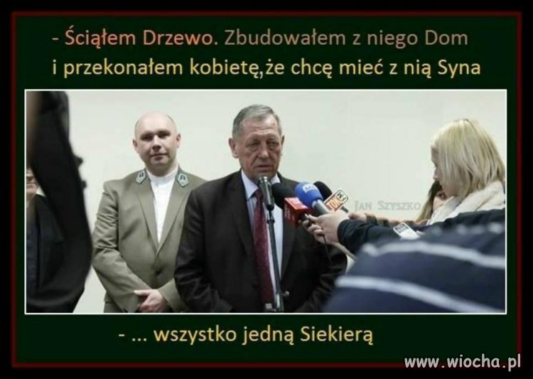 A ten z tyłu to jakiś