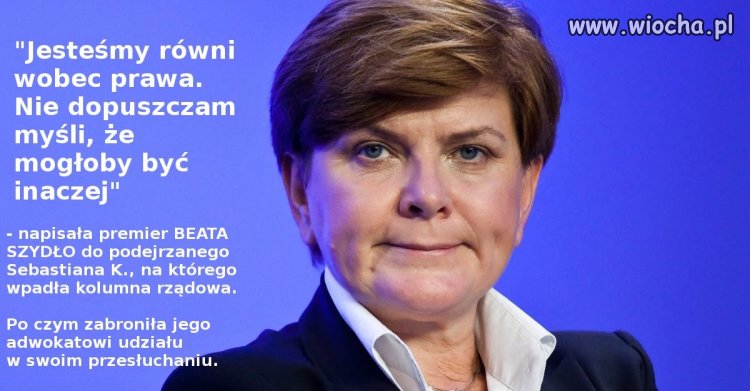 Równość prawa według PiS 