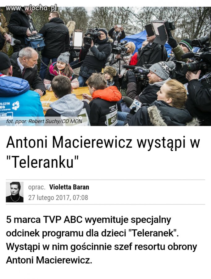 Czyli to prawda ,że pan Antoni lubi dzieci