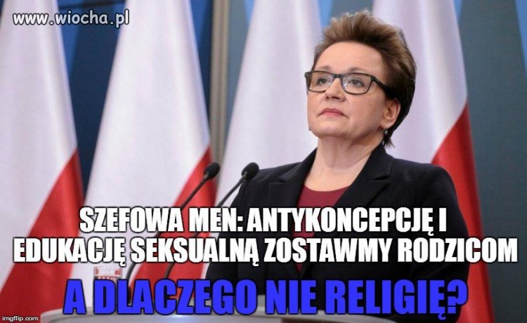Proponuje edukacje seksualna zostawić dla klechow 