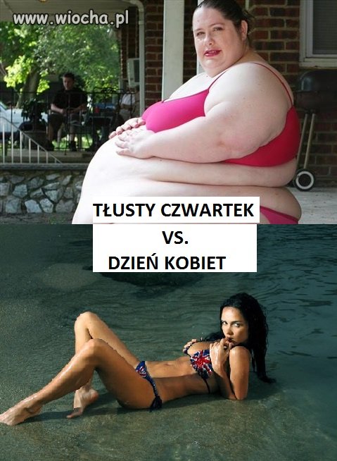 Tłusty Czwartek- święto grubych kobiet
