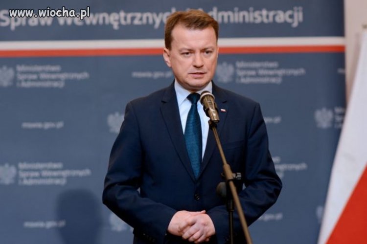 Gdzie był minister Błaszczak tuż po wypadku PBS?