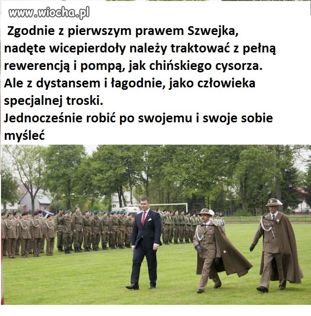 Instrukcja żołnierska z czasów Szwejka