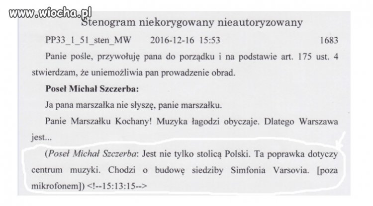 Za to został zawieszony