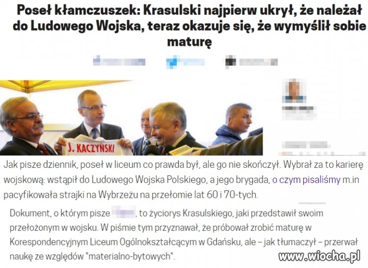 Jeden z tych co najgłośniej krzyczał