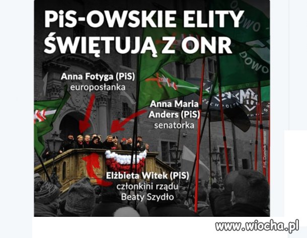 PiSowskie elity świętują z ONR