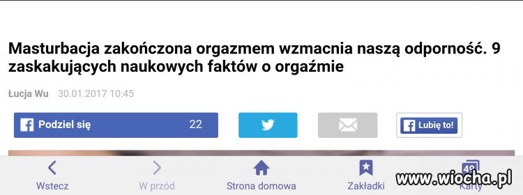 Masturbacja doda ci sił