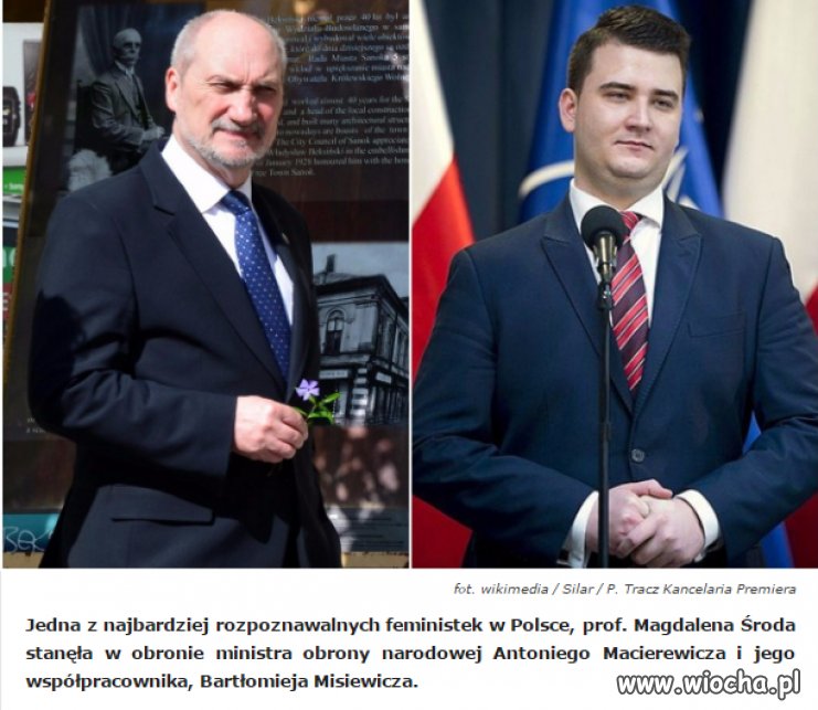 Gdy w obronę bierze ich feministka 