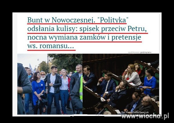 "Nowoczesna"się sypie,przykra sprawa.