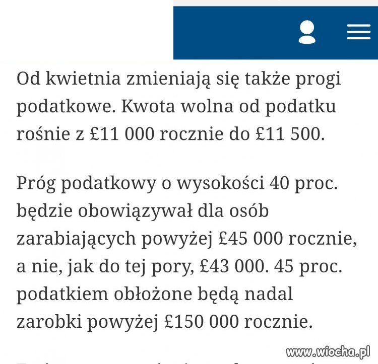 Kwota wolna od podatku w UK w 2017