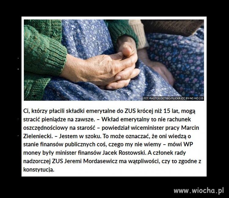 Rząd chce zabrać emerytury!!!